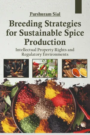 Breeding Strategies for Sustainable Spice Production