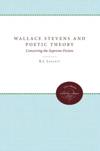 Wallace Stevens and Poetic Theory_cover