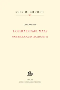 L'opera di Paul Maas_cover