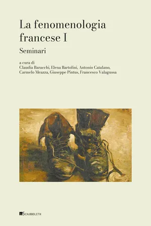 La fenomenologia francese I