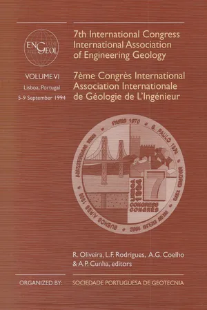 7th International Congress International Association of Engineering Geology, volume 6