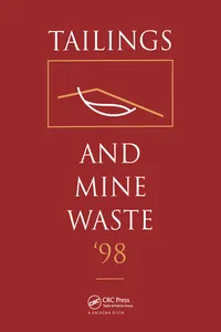 Tailings and Mine Waste 1998_cover