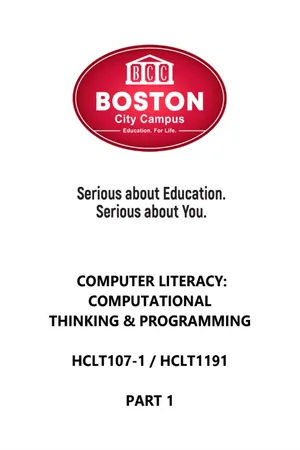 [PDF] Computer Literacy: Computational Thinking & Programming by Col ...
