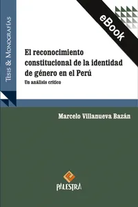 El reconocimiento constitucional de la identidad de género en el Perú_cover