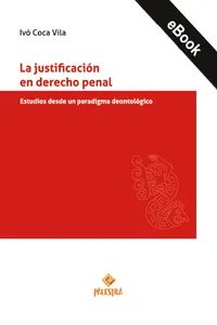La justificación en derecho penal_cover