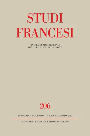 Studi Francesi 206