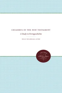 Chiasmus in the New Testament_cover