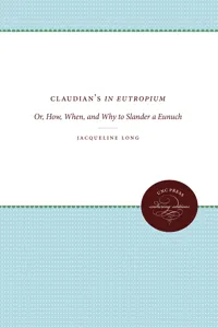 Claudian's In Eutropium_cover