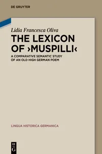 The Lexicon of ›Muspilli‹_cover