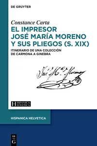El impresor José María Moreno y sus pliegos_cover