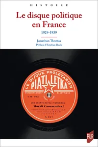 Le disque politique en France_cover