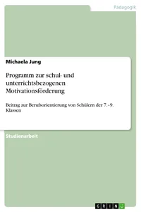 Programm zur schul- und unterrichtsbezogenen Motivationsförderung_cover
