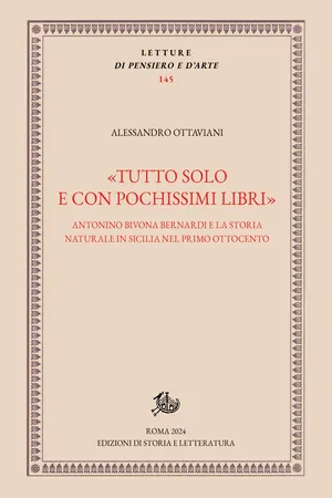 «Tutto solo e con pochissimi libri»