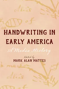Handwriting in Early America_cover