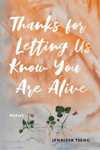 Thanks for Letting Us Know You Are Alive_cover