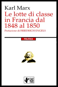 Le lotte di classe in Francia dal 1848 al 1850_cover
