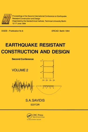 Earthquake resistant construction and design II, volume 2
