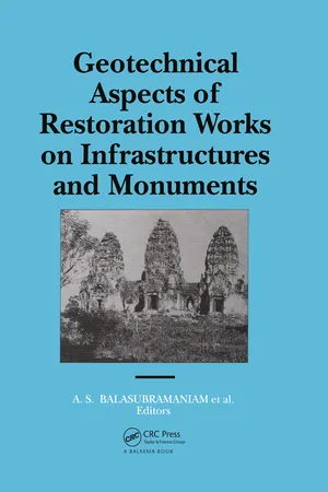 Geotechnical Aspects of Restoration Works on Infrastructures and Monuments