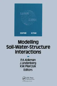 Modelling Soil-Water-Structure Interaction SOWAS 88_cover