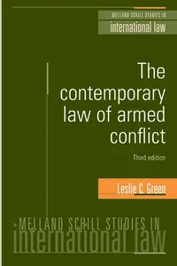 The contemporary law of armed conflict: Third edition_cover