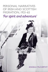 Personal narratives of Irish and Scottish migration, 1921–65_cover