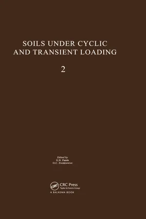 Soils Under Cyclic and Transient Loading, volume 2