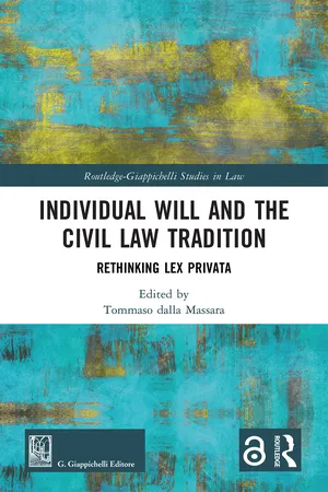 Individual Will and the Civil Law Tradition