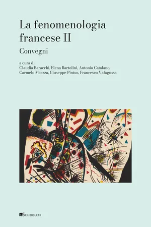 La fenomenologia francese II