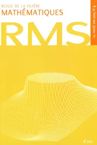 Revue de la filière mathématiques RMS 115-4_cover