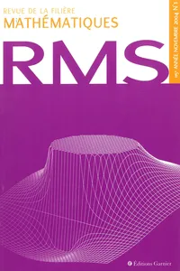 Revue de la filière mathématiques RMS 115-1_cover