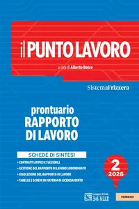 Il Punto Lavoro 2/2026 - Prontuario Rapporto di Lavoro
