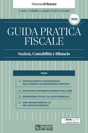 Guida Pratica Fiscale Società, Contabilità e Bilancio 2026 – Sistema Frizzera