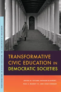 Transformative Civic Education in Democratic Societies_cover