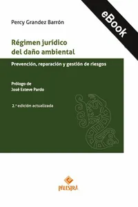Régimen jurídico del daño ambiental_cover