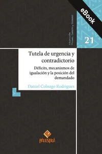 Tutela de urgencia y contradictorio_cover