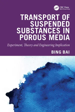 Transport of Suspended Substances in Porous Media