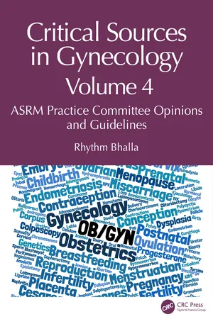 Critical Sources in Gynecology, Volume 4