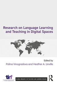 Research on Language Learning and Teaching in Digital Spaces_cover