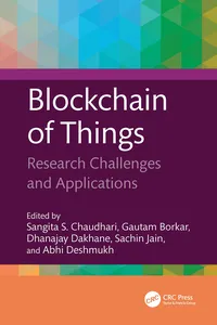 Blockchain of Things
