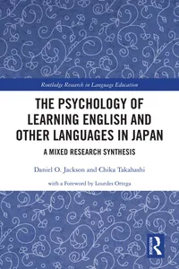 The Psychology of Learning English and Other Languages in Japan