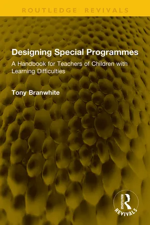 Designing Special Programmes