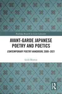 Avant-Garde Japanese Poetry and Poetics