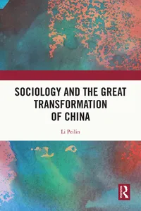 Sociology and the Great Transformation of China_cover
