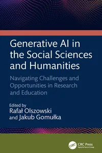 Generative AI in the Social Sciences and Humanities