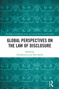 Global Perspectives on the Law of Disclosure_cover