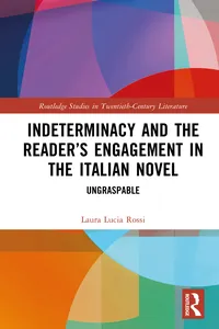 Indeterminacy and the Reader’s Engagement in the Italian Novel_cover