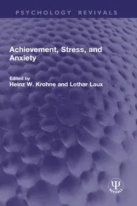 Achievement, Stress, and Anxiety_cover