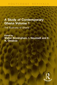 A Study of Contemporary Ghana Volume 1_cover
