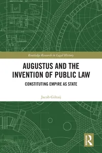 Augustus and the Invention of Public Law_cover