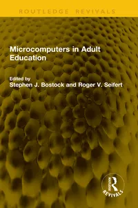 Microcomputers in Adult Education_cover